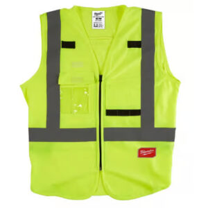 Milwaukee Safety Vest High Visibility Yellow L/XL