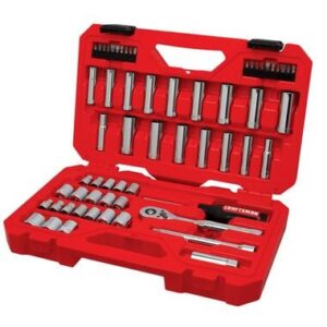 CRAFTSMAN 3/8-in Drive Low Profile Mechanics Tool Set, 61pc