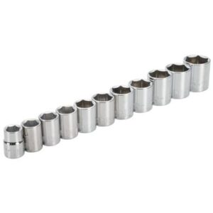 CRAFTSMAN 3/8-in Drive Metric 6 Point Socket Set, 11pc