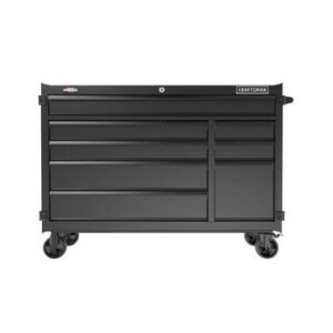 CRAFTSMAN S2000 Series 52 Inch Wide 8-Drawer Rolling Tool Cabinet, Black