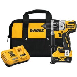 DEWALT 20V MAX POWER DETECT XR 1/2In Brushless Hammer Drill/Driver Kit