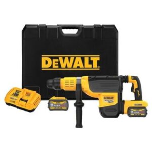 DEWALT 60V MAX Rotary Hammer SDS MAX Combination Kit 2in Brushless