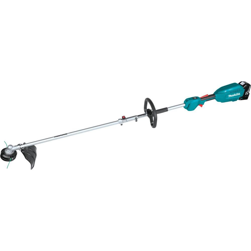 makita-18v-lxt-lithium-ion-brushless-cordless-couple-shaft-power-head-kit-with-13in-string-trimmer--20in-hedge-trimmer-attachments-40ah-xux02sm1x2-hero-1
