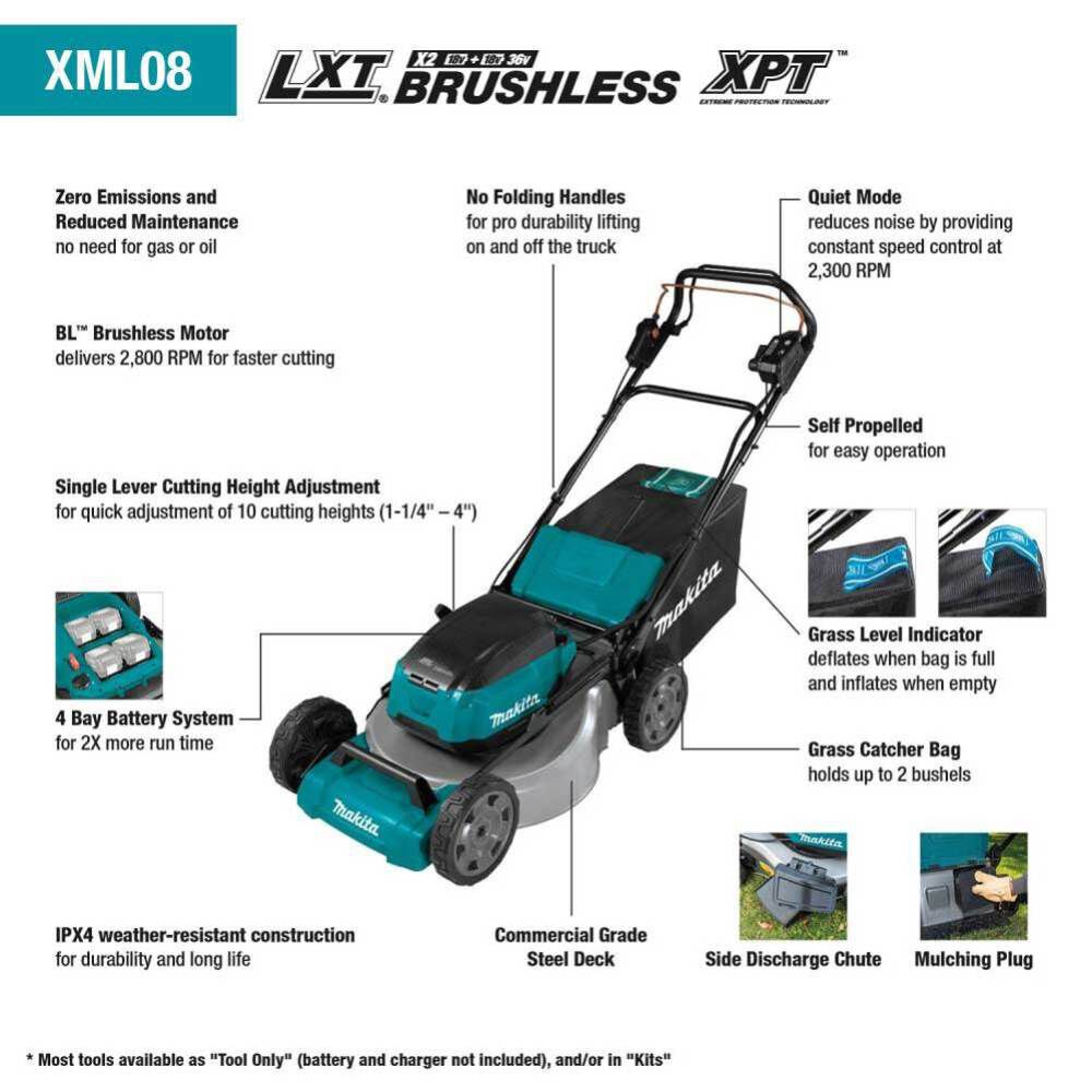 makita-18v-x2-36v-lxt-lithiumion-brushless-cordless-21in-self-propelled-lawn-mower-kit-with-4-batteries-50ah-xml08pt1-detail-view-2