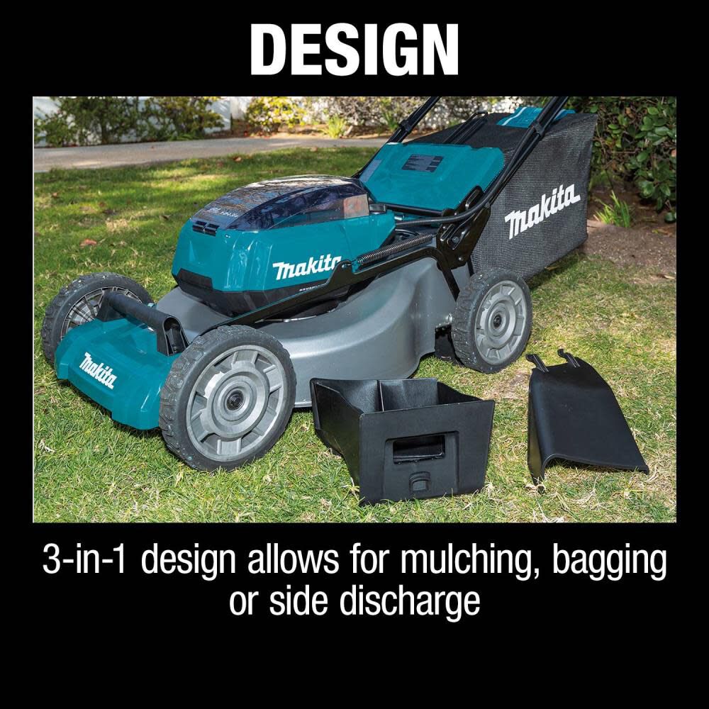makita-18v-x2-36v-lxt-lithiumion-brushless-cordless-21in-self-propelled-lawn-mower-kit-with-4-batteries-50ah-xml08pt1-right
