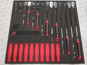 Snap-on Tools USA NEW 14pc 3/8″ Drive 100 Tooth Cynergy Ratchet Master Foam Set