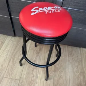 *New* Snap On Tools Bar Stool Technician Chair Red & Black Rare Promo Collectib